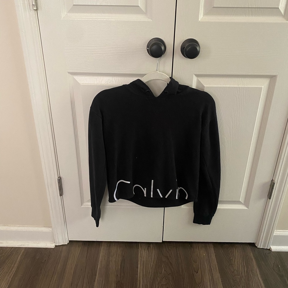 Calvin Klein hoodie cropped from UO